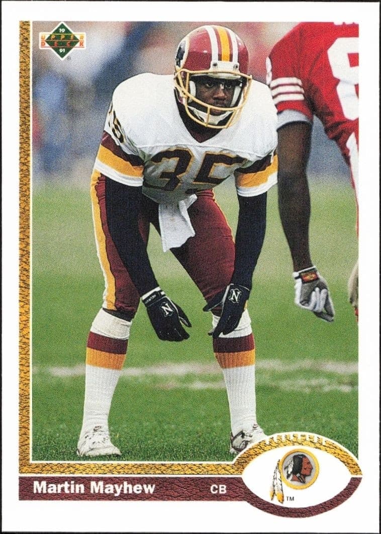 1991 Upper-Deck Martin Mayhew #47 trading card