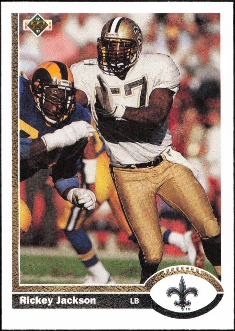 1991 Upper-Deck Rickey Jackson #482 trading card