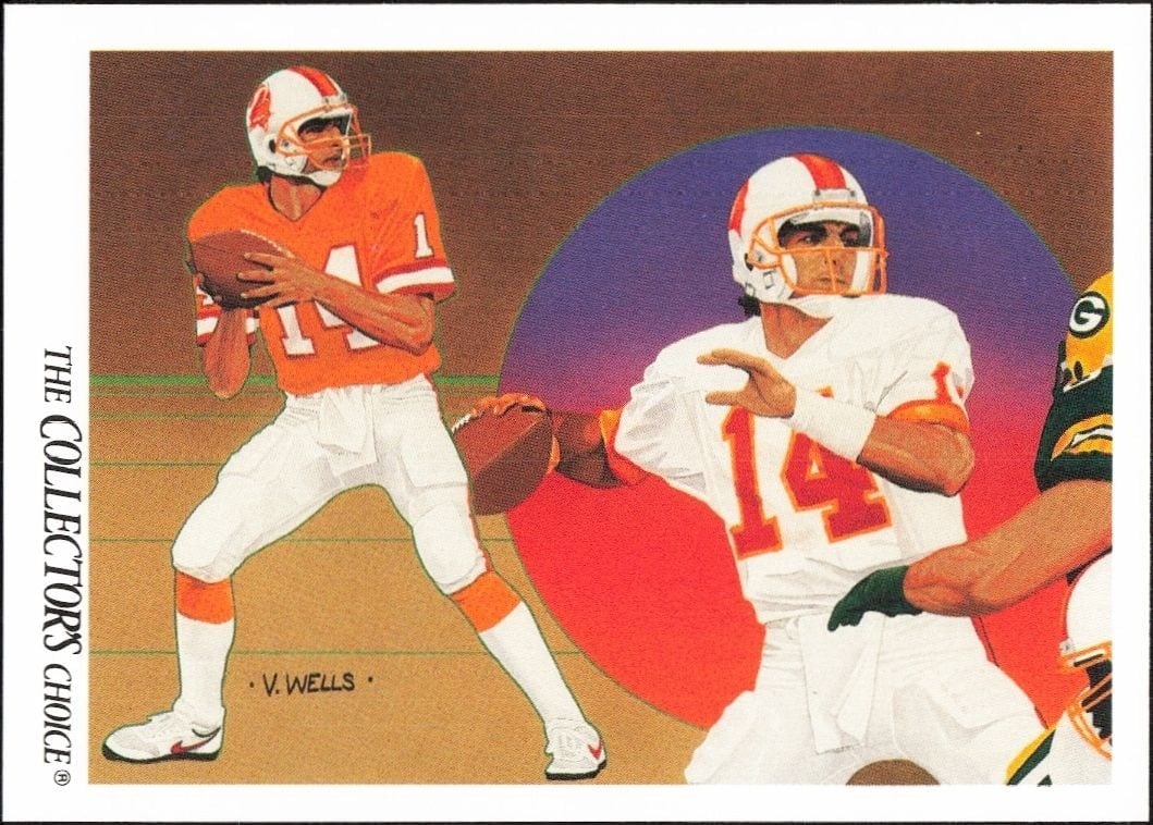 Vinny Testaverde 1991 Upper Deck #77 Football Trading Card - Front 1991 Upper Deck Vinny Testaverde #77 football trading card front