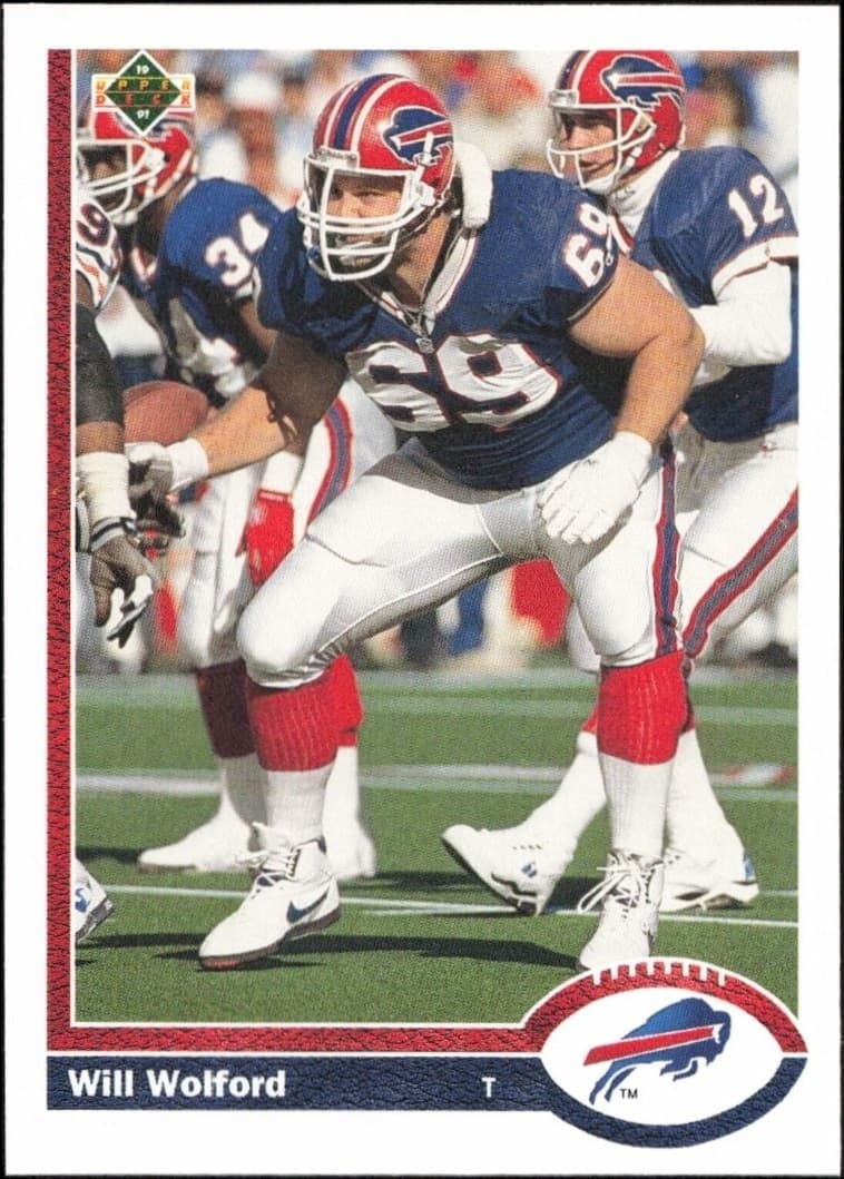 1991 Upper-Deck Will Wolford #510 trading card