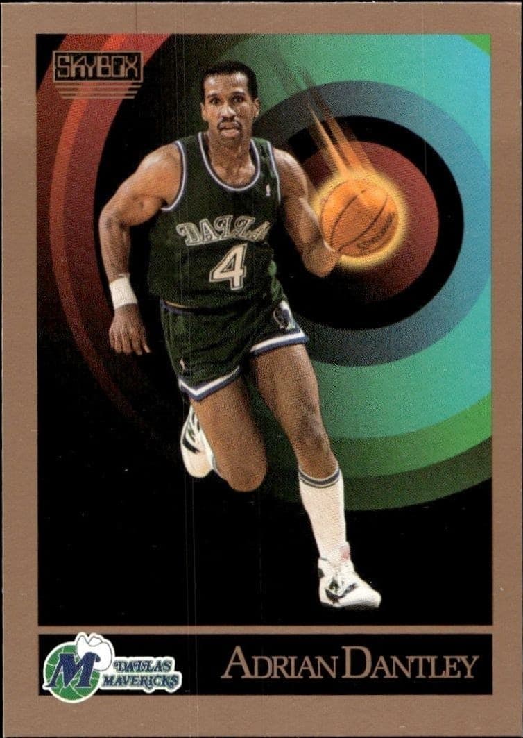 1990-91 Skybox Adrian Dantley #61 trading card
