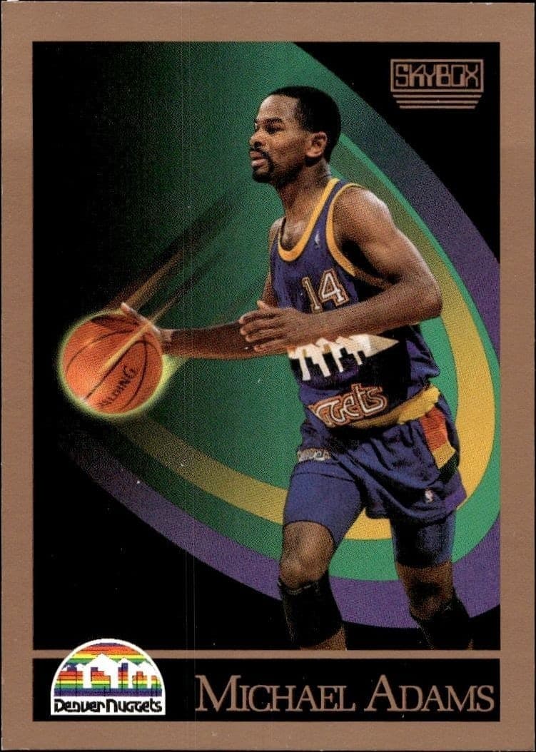 1990-91 Skybox Michael Adams #71 trading card