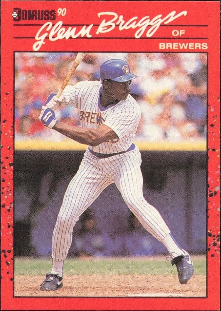 1990 Donruss Glenn Braggs #264 trading card