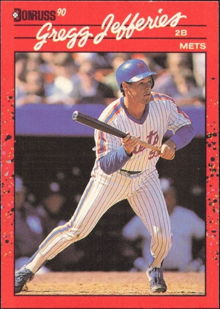 1990 Donruss Gregg Jefferies #270 trading card