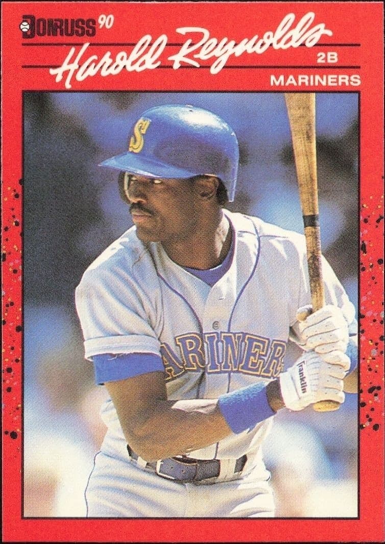 1990 Donruss Harold Reynolds #227 trading card