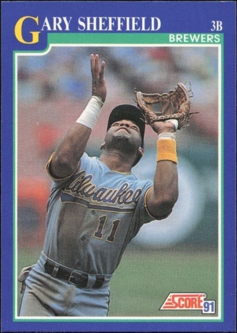1991 Score Gary Sheffield #473 trading card