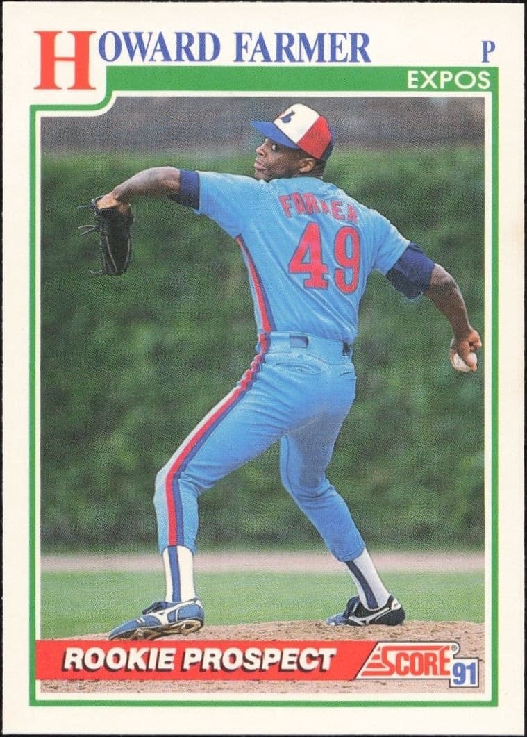 1991 Score Howard Farmer #718 trading card