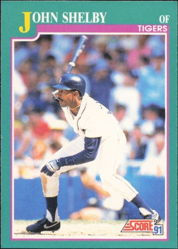 1991 Score John Shelby #609 trading card