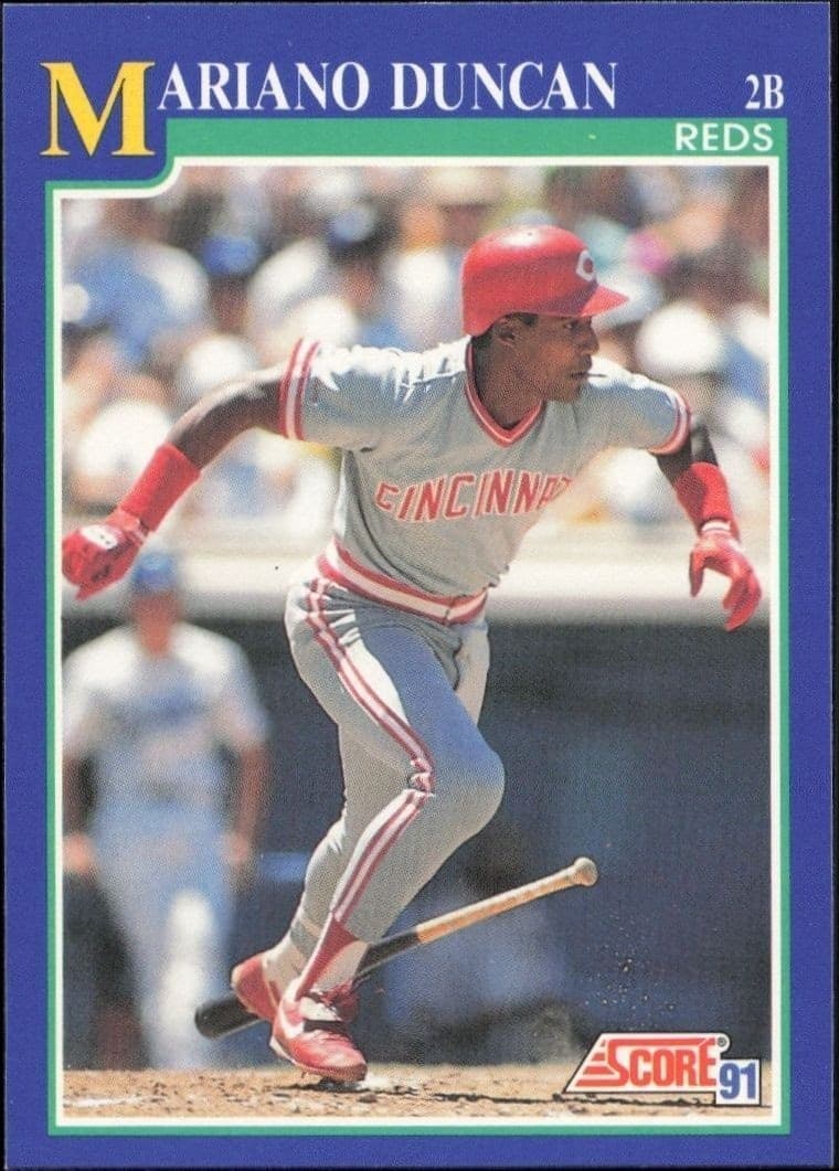 1991 Score Mariano Duncan #479 trading card