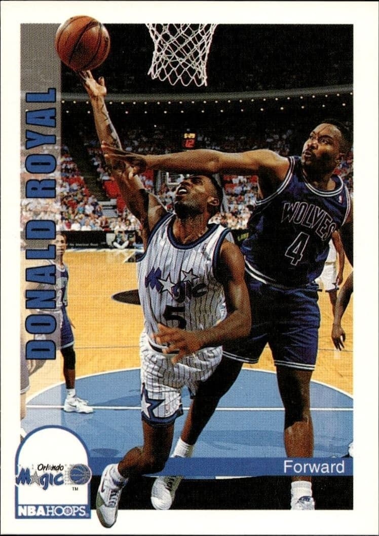 1992-93 Skybox NBA Hoops Series 2 Donald Royal #443 trading card