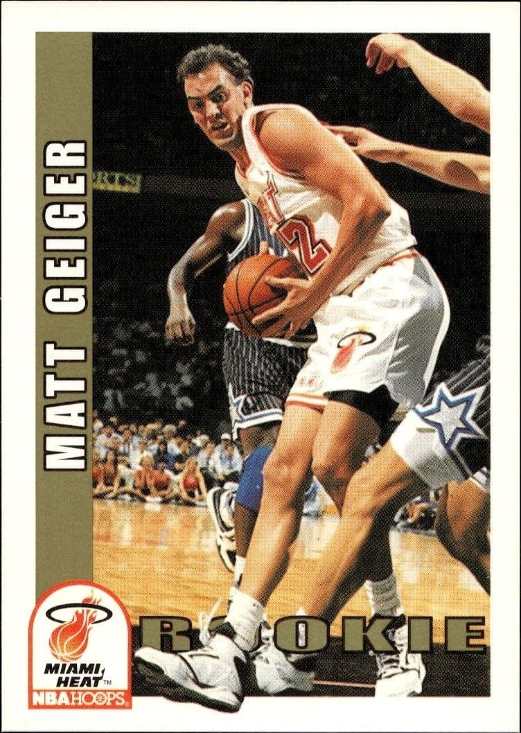 1992-93 Skybox NBA Hoops Series 2 Matt Geiger #412 trading card