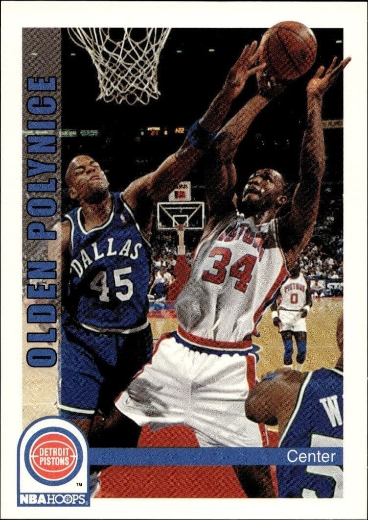 1992-93 Skybox NBA Hoops Series 2 Olden Polynice #383 trading card