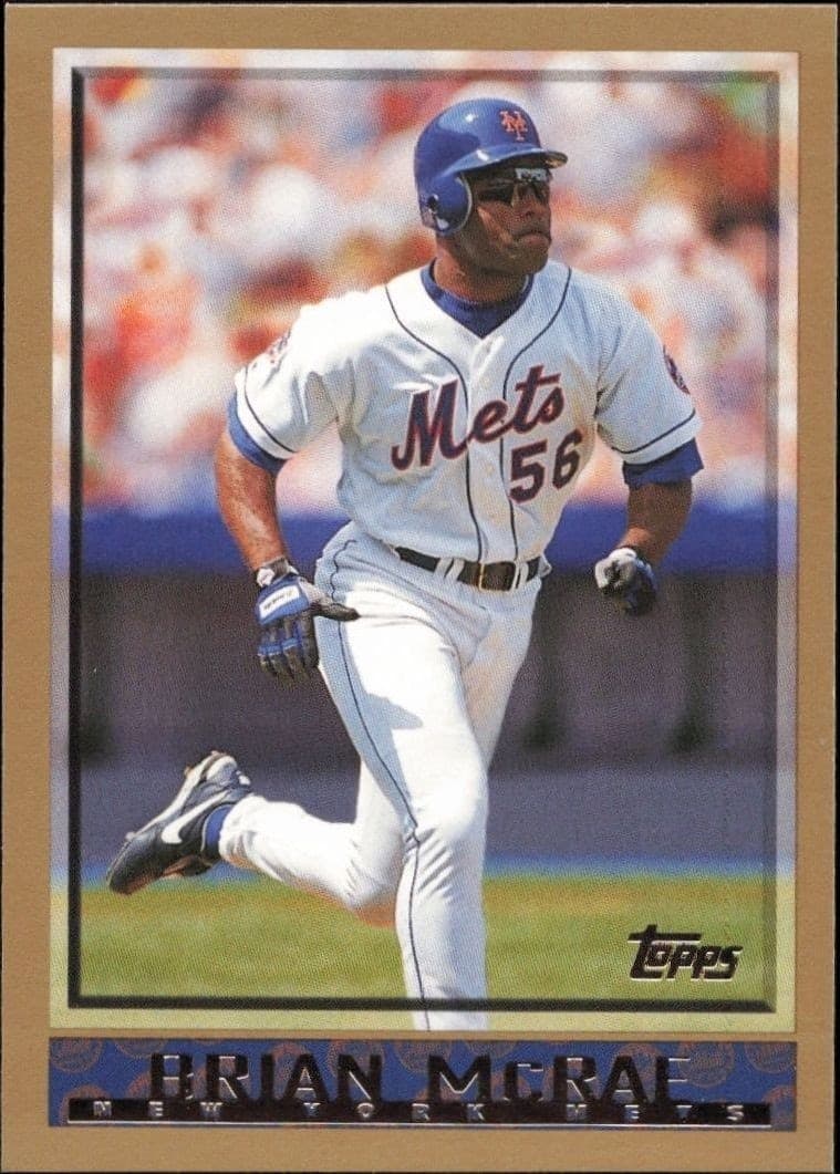 1998 Topps Brian McRae #386 trading card