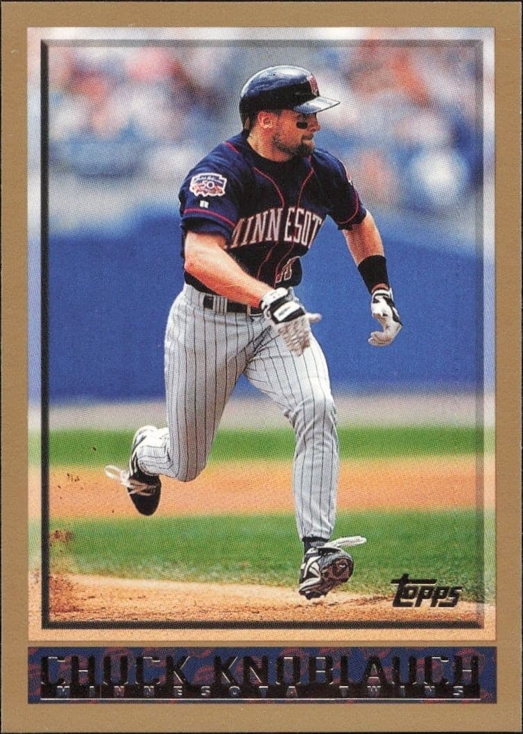 1998 Topps Chuck Knoblauch #309 trading card