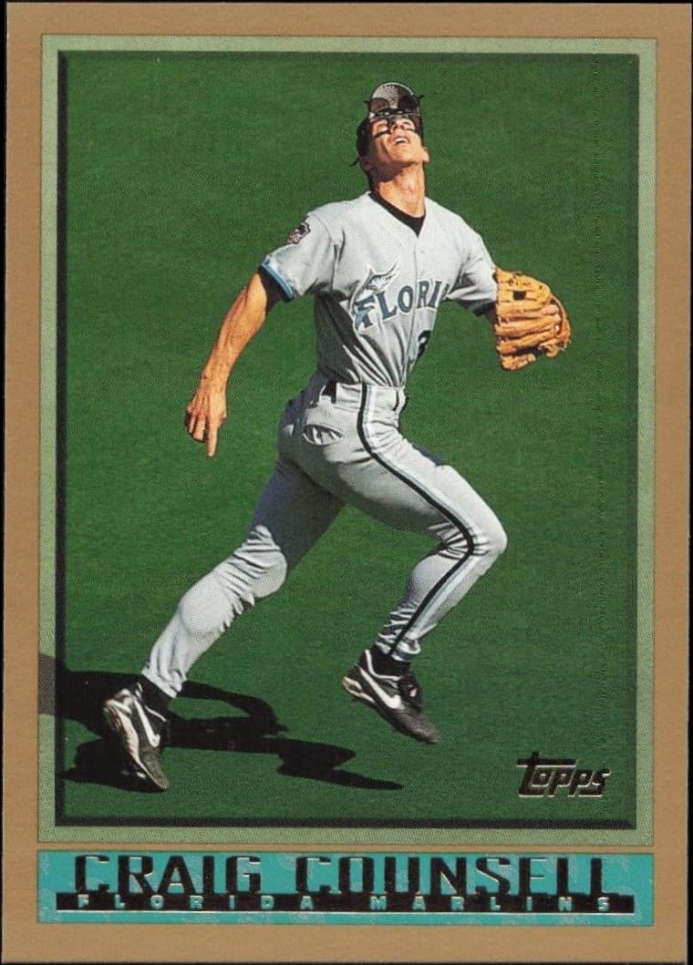 1998 Topps Craig Counsell #343 trading card