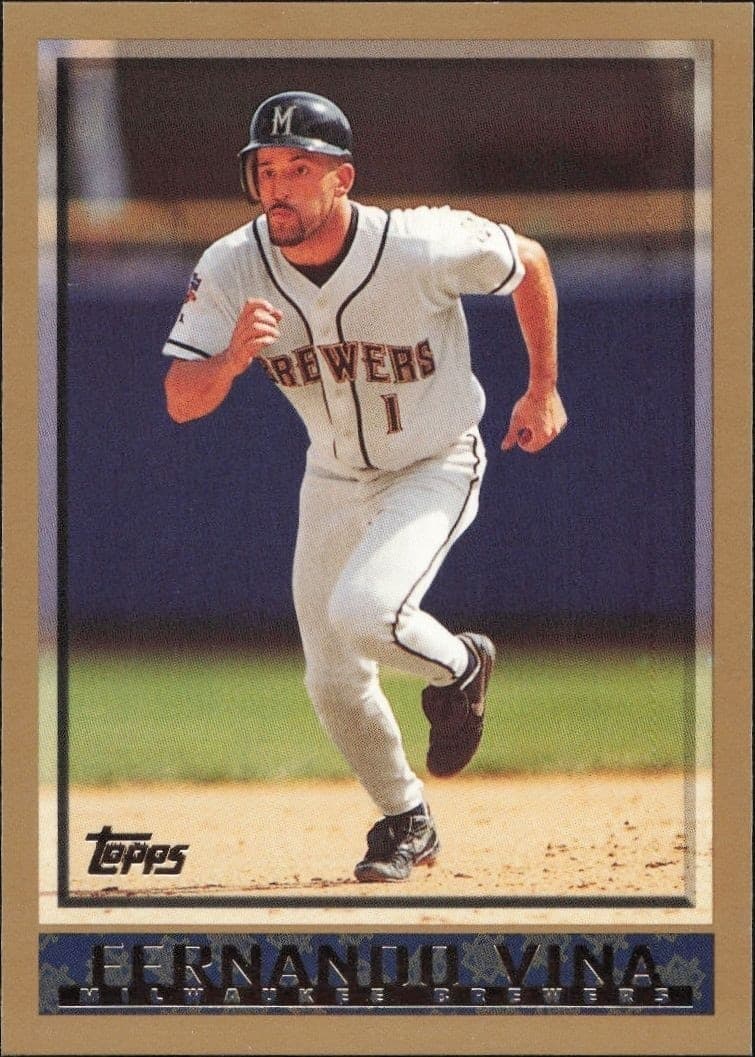 1998 Topps Fernando Vina #353 trading card