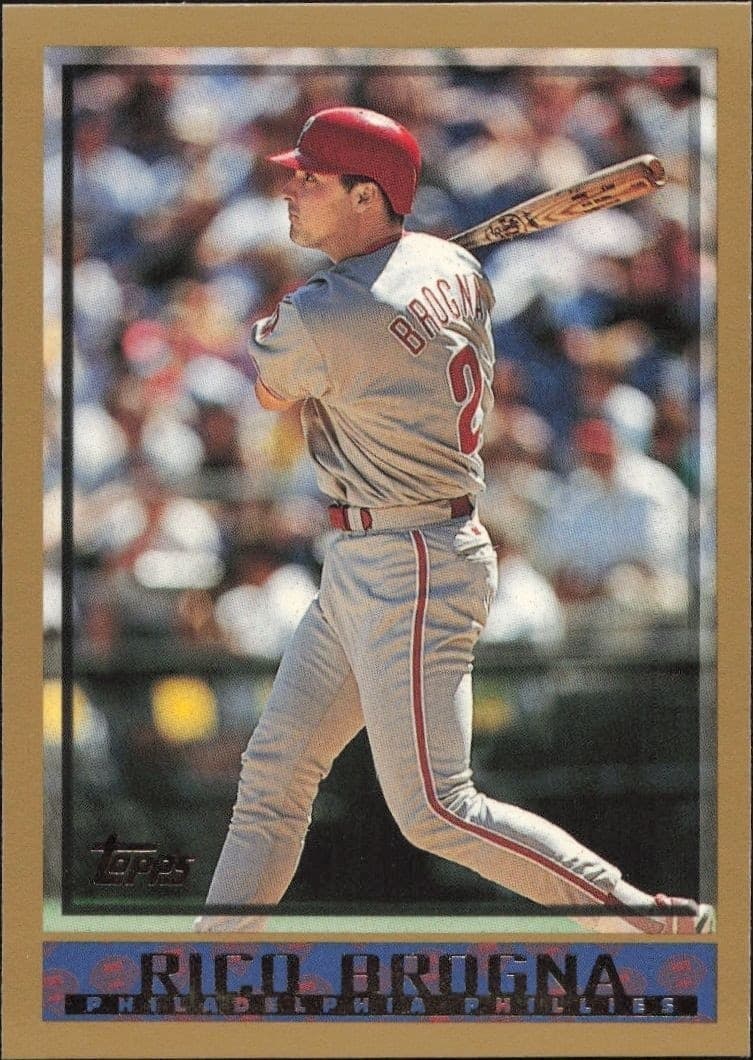 1998 Topps Rico Brogna #123 trading card