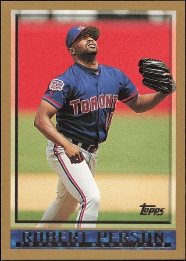 1998 Topps Robert Person #233 trading card
