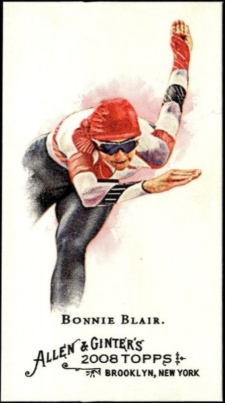 2008 Topps Allen & Ginter Bonnie Blair #84 trading card