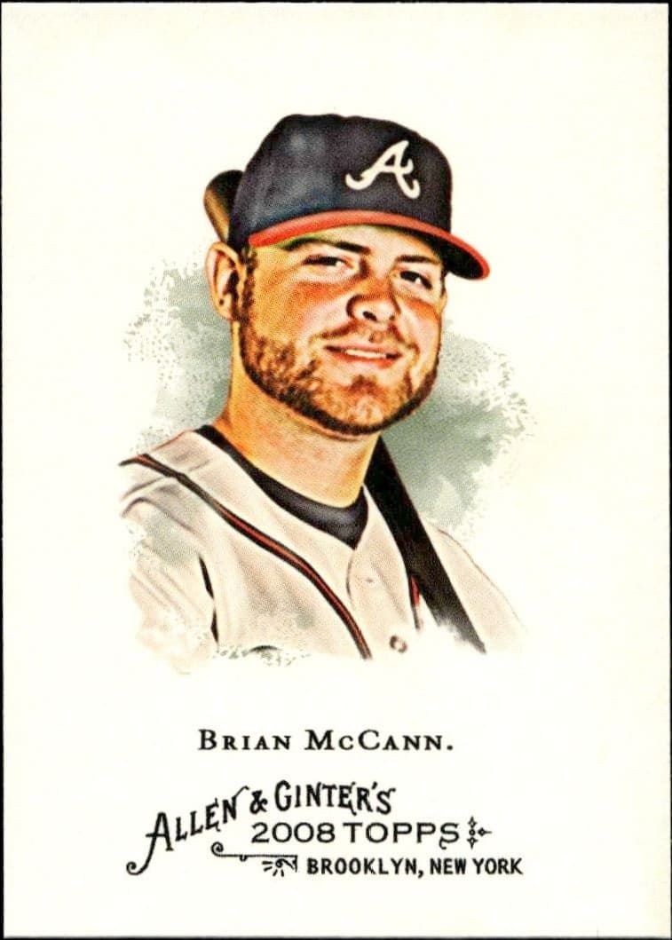 2008 Topps Allen & Ginter Brian McCann #51 trading card