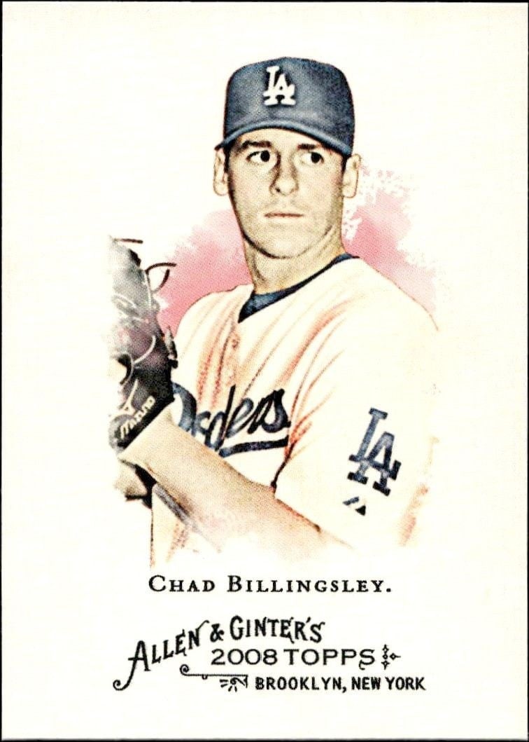 2008 Topps Allen & Ginter Chad Billingsley #47 trading card