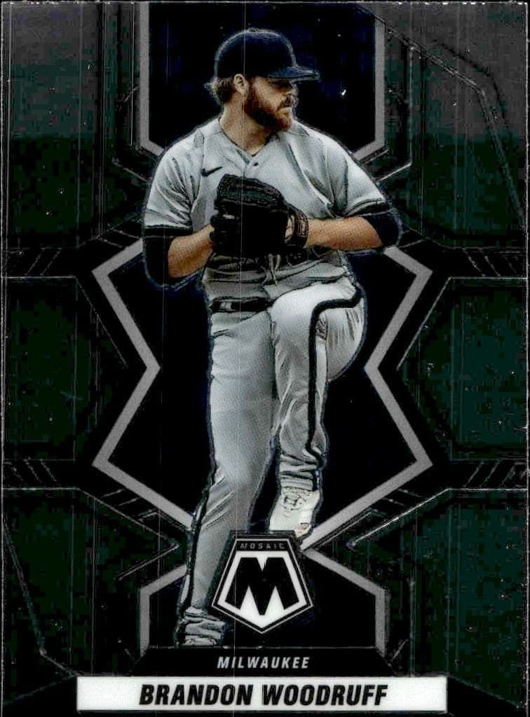 2022 Panini Mosaic Brandon Woodruff #154 trading card