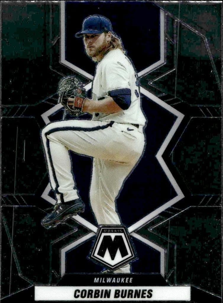 2022 Panini Mosaic Corbin Burnes #97 trading card
