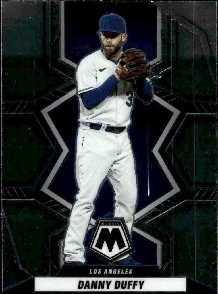 Danny Duffy 2022 Panini Mosaic #144 Baseball Trading Card - Front 2022 Panini Mosaic Danny Duffy #144 baseball trading card front