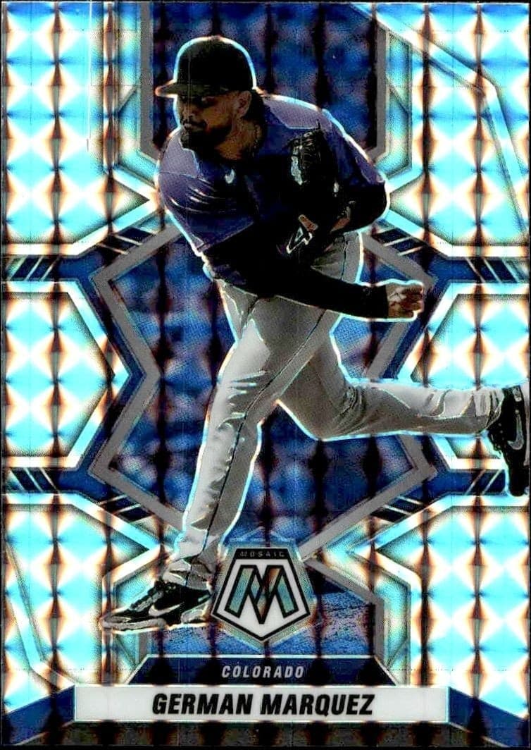 2022 Panini Mosaic German Marquez #121 trading card