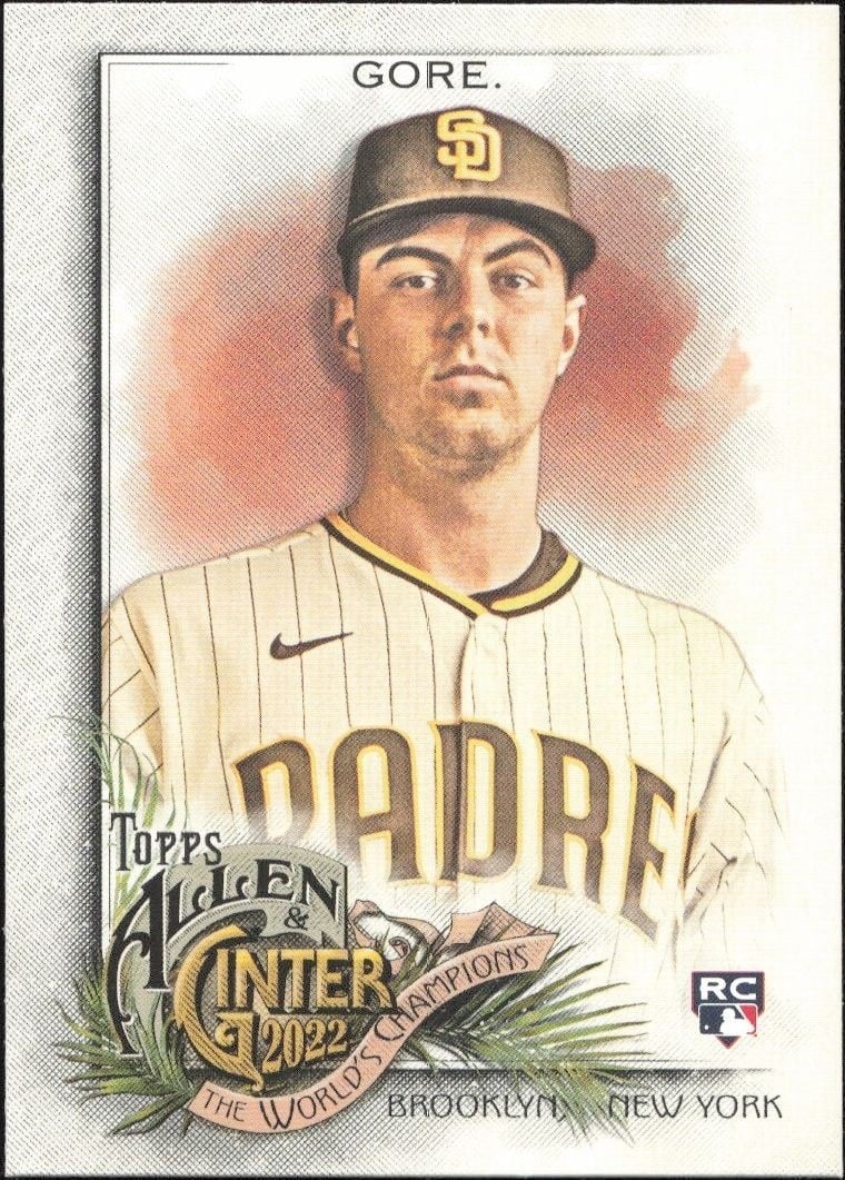 MacKenzie Gore 2022 Topps Allen & Ginter #228 Baseball Trading Card - Front 2022 Topps Allen & Ginter MacKenzie Gore #228 baseball trading card front