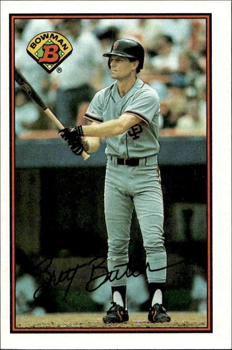 1989 bowman Brett Butler