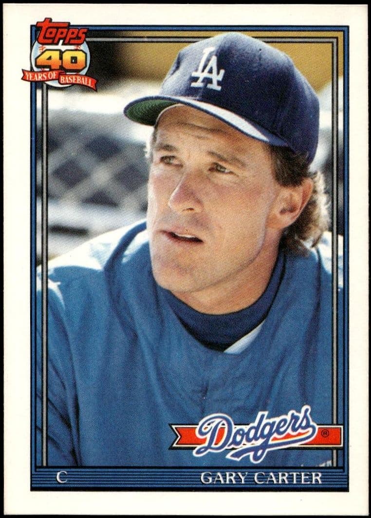1991 topps Gary Carter
