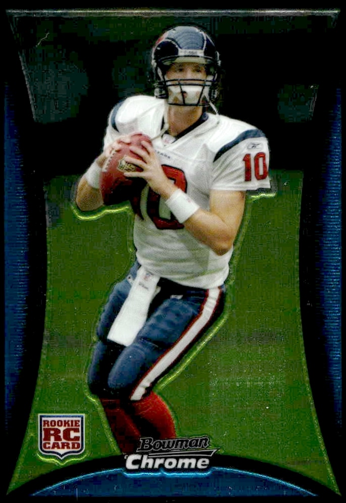 Alex Brink in action on his 2008 Bowman Chrome Rookie Card #BC50.