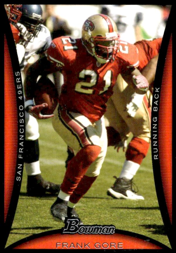 2008 Bowman Frank Gore #37 (Front)