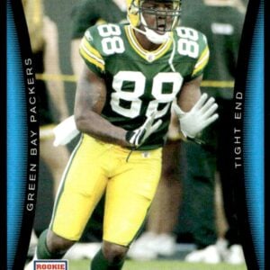 2008 Bowman Jermichael Finley Blue #217 (Front)