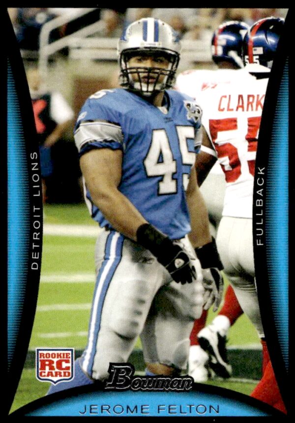 2008 Bowman Jerome Felton #156 (Front)