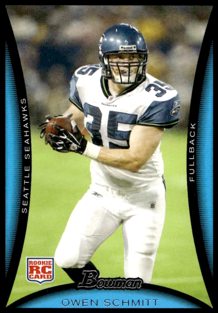 2008 Bowman Owen Schmitt Orange #221 (Front)