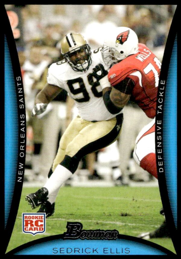 2008 Bowman Sedrick Ellis #228 (Front)