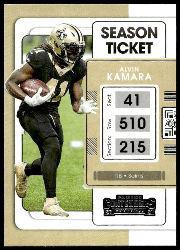 2021 Panini Contenders Alvin Kamara #71 (Front)