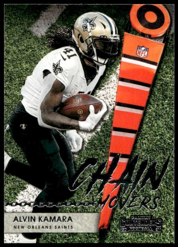 2021 Panini Contenders Alvin Kamara Chain Movers #CM-AKA (Front)