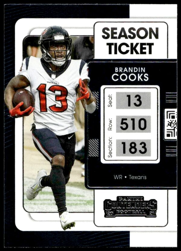 2021 Panini Contenders Brandin Cooks #38 (Front)