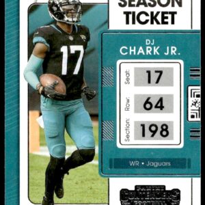 2021 Panini Contenders DJ Chark Jr. #44 (Front)