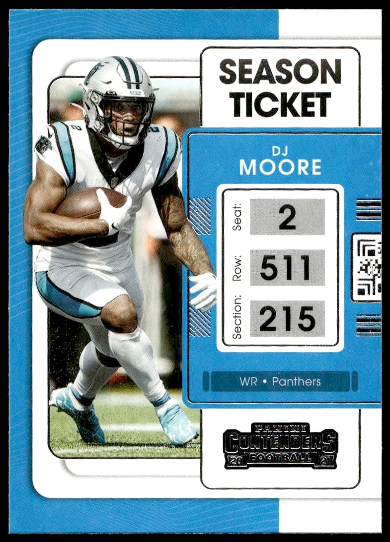 2021 Panini Contenders DJ Moore #14 (Front)