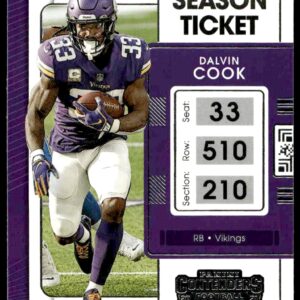 2021 Panini Contenders Dalvin Cook #65 (Front)