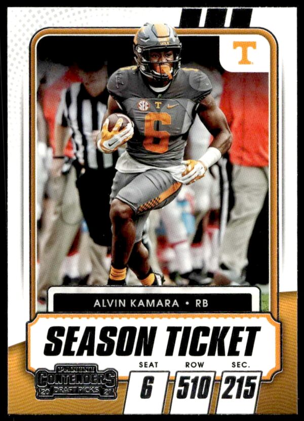 2021 Panini Contenders Draft Picks Alvin Kamara #51 (Front)