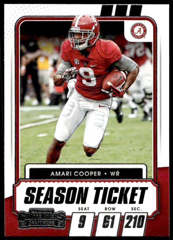 2021 Panini Contenders Draft Picks Amari Cooper #38 (Front)