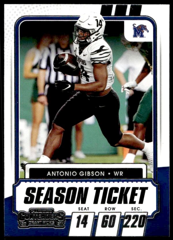 2021 Panini Contenders Draft Picks Antonio Gibson #55 (Front)