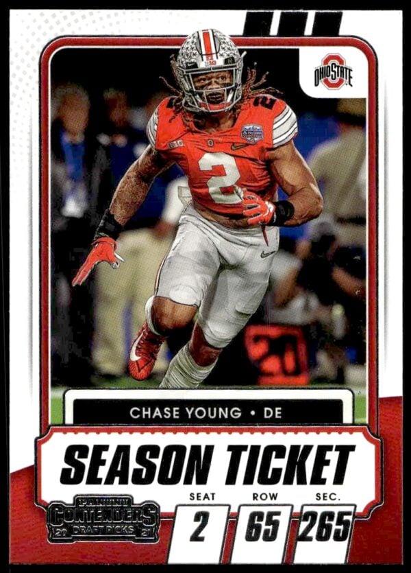 2021 Panini Contenders Draft Picks Chase Young #82 (Front)