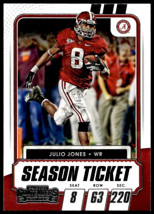 2021 Panini Contenders Draft Picks Julio Jones #41 (Front)