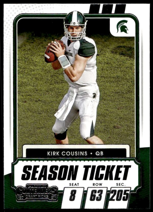 2021 Panini Contenders Draft Picks Kirk Cousins #13 (Front)